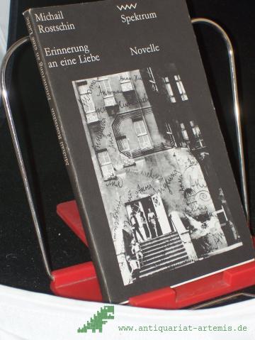 Artikelbild des Artikels “Erinnerung an eine Liebe / Michail Rostschin. Aus d. Russ. von Renate Landa “