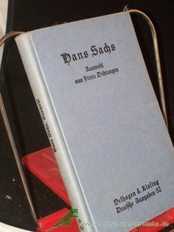 Product image of the product “Hans Sachs - Auswahl aus seinen Dichtungen ”