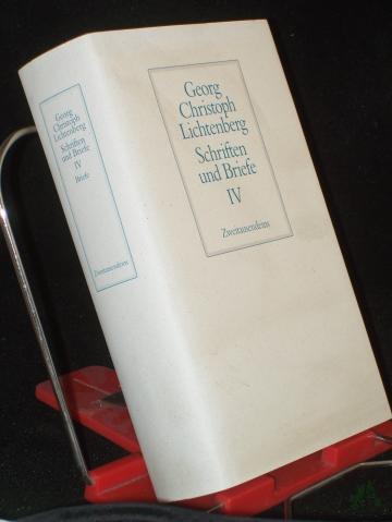 Artikelbild des Artikels “Schriften und Briefe IV, Hrsg. v. Wolfgang Promies “
