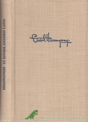 Product image of the product “In einem andern Land : Roman / Ernest Hemingway. Autor. Übers. von Annemarie Horschitz-Horst ”