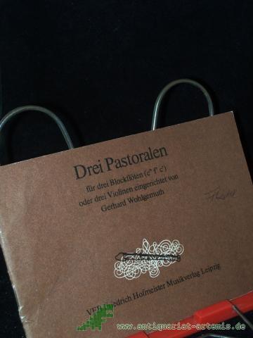 Artikelbild des Artikels “Drei Pastoralen für drei Blockflöten (c'', f', c') oder drei Violinen / eingerichtet von Gerhard Wohlgemuth “