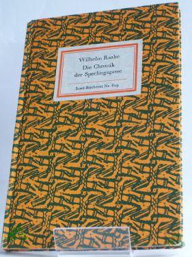 Product image of the product “Die Chronik der Sperlingsgasse / Wilhelm Raabe ”