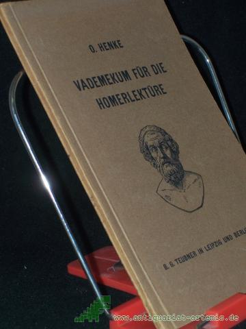 Product image of the product “Vademekum für die Homerlektüre, mit vier Kärtchen im Text ”