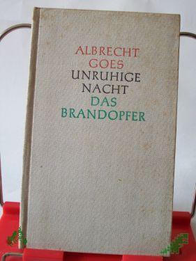 Artikelbild des Artikels “Unruhige Nacht, das Brandopfer “