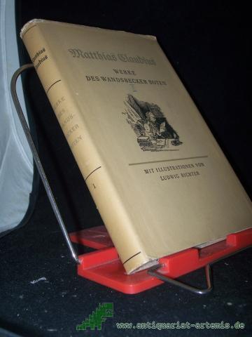 Product image of the product “Claudius, Matthias: Werke des Wandsbecker Boten Teil: Bd. 1 ”