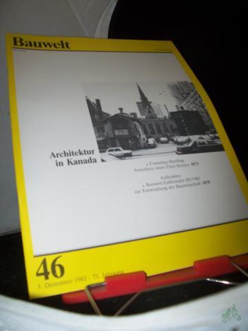 Artikelbild des Artikels “46/1982 Architektur in Kanada “
