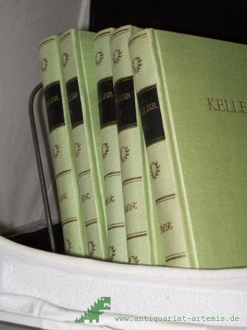 Artikelbild des Artikels “[Werke] Kellers Werke : in 5 Bänden / Keller. [Ausgew. u. eingel. von Hans Richter] “