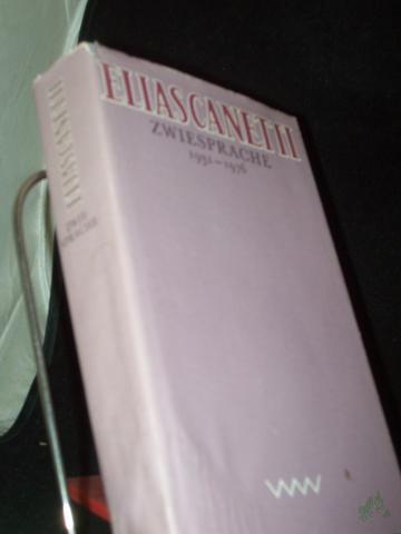 Product image of the product “Zwiesprache : 1931 - 1976 / Elias Canetti ”