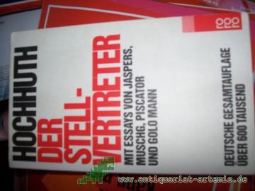 Product image of the product “Der Stellvertreter : ein christliches Trauerspiel / Rolf Hochhuth. Mit einem Vorw. von Erwin Piscator und Essays von Karl Jaspers... ”