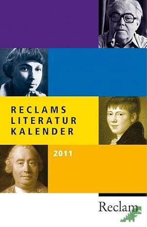 Product image of the product “Reclams Literatur-Kalender 2011 ”