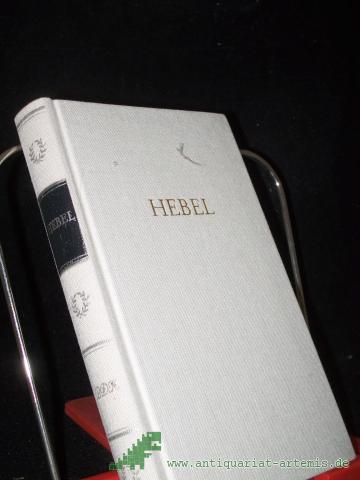Product image of the product “[Werke] Hebels Werke : in einem Band / [ausgew. u. eingel. von Dieter Pilling] ”