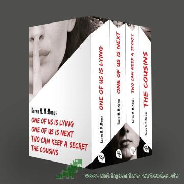 Product image of the product “Vier Bände im Taschenbuch-Schuber: One of us is lying, One of us is next, Two can keep a secret, The Cousins ”