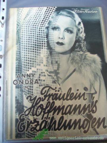 Product image of the product “Nummer 1996, 1933, Fräulein Hoffmanns Erzählungen, mit Anny Ondra ”