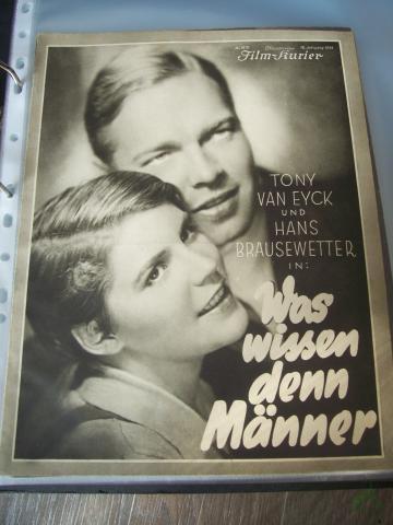 Product image of the product “Nummer 1910, 1933, Was wissen denn Männer, mit Tony van Eyck und Hans Brausewetter ”
