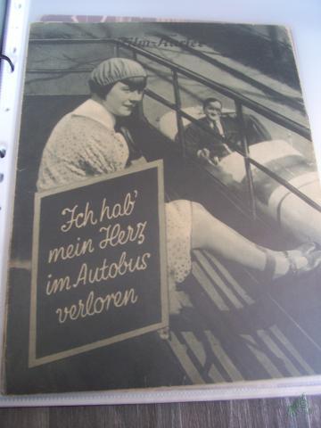 Product image of the product “Nummer 1170, 1929, Ich hab mein Herz im Autobus verloren ”