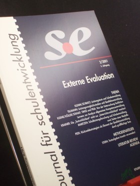 Artikelbild des Artikels “2/2001, Thema: Externe Evaluation / [Hrsg.: Herbert Altrichter ...] “