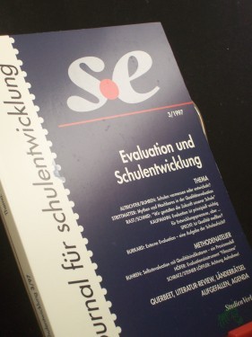 Artikelbild des Artikels “Thema: Evaluation und Schulentwicklung / [Hrsg.: Herbert Altrichter ...] “
