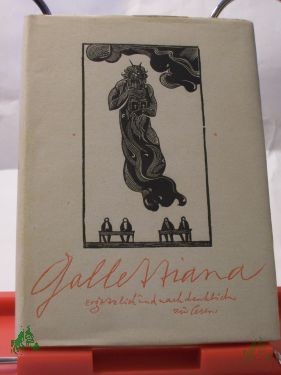 Artikelbild des Artikels “Gallettiana / Johann Georg August Galletti “