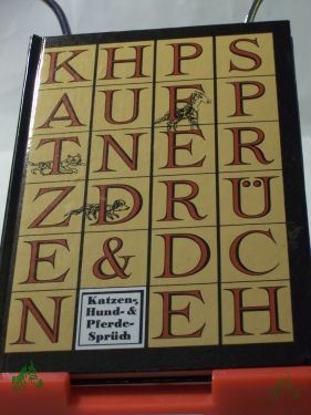 Product image of the product “Katzen-, Hund- und Pferdesprüch ”