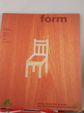 Artikelbild des Artikels “2/1999 bretter die die welt bedeuten, the international furniture fair “