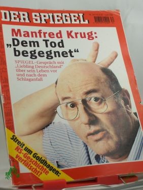 Product image of the product “Manfred Krug, dem Tod begegnet ”