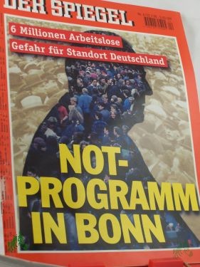 Product image of the product “4/1996, Notprogramm in Bonn ”