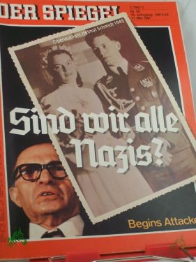 Product image of the product “DER SPIEGEL 20/1981, Sind wir alle Nazis? ”