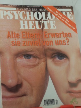 Artikelbild des Artikels “12/1998, Alte Eltern erwarten sie zuviel von uns “