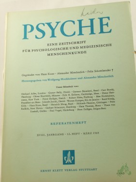 Artikelbild des Artikels “XVIII/12, 1965, Psychische Spätschäden nach polititischer Verfolgung “