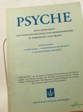 Artikelbild des Artikels “VIII/10, 1955, Die Abstinenzregel` in der Psychoanalyse “