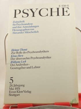 Artikelbild des Artikels “5/28, 1974, Klaus Horn Der überraschte Psychoanalytiker “