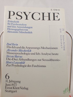 Artikelbild des Artikels “6/31, 1977, Steven Marcus Die Drei Abhandlungen zur Sexualtheorie