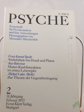Artikelbild des Artikels “2/31, 1977, Joyce Robertson -Mutter-Kind-Interaktionen im ersten Lebensjahr “