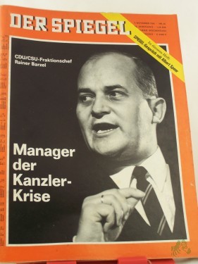 Artikelbild des Artikels “46/1966, Manager der Kanzler Krise, Rainer Barzel “