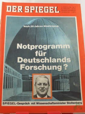 Artikelbild des Artikels “9/1966, Nach 30 Jahren Niedergang: Notprogramm für Deutschlands Forschung? “