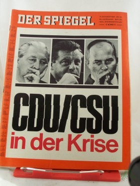 Artikelbild des Artikels “42/1969, CDU/CSU in der Krise “