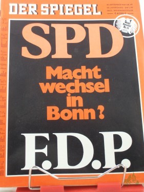 Artikelbild des Artikels “40/1969, SPD Machtwechsel in Bonn? F.D.P. “