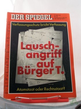 Artikelbild des Artikels “10/1977, Lauschangriff auf Bürger T. “