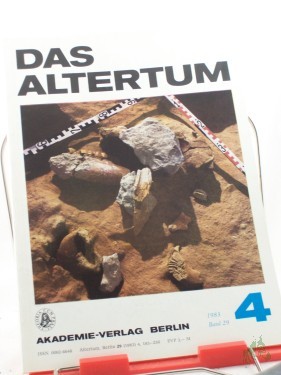 Artikelbild des Artikels “Das Altertum, Band 29, Heft 4, 1983 “