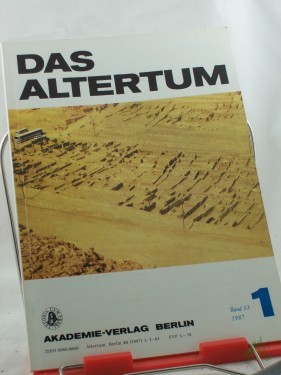Artikelbild des Artikels “Das Altertum, Band 33, Heft 1, 1987 “