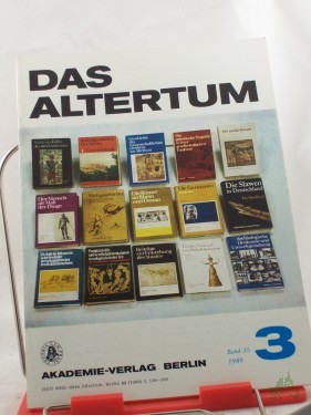 Artikelbild des Artikels “Das Altertum, Band 35, Heft 3, 1989 “