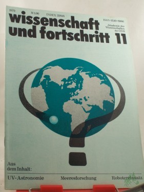 Artikelbild des Artikels “Wissenschaft und Fortschritt, 10/1979 “