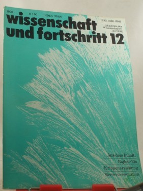 Artikelbild des Artikels “Wissenschaft und Fortschritt, 12/1979 “