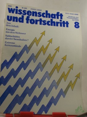 Artikelbild des Artikels “Wissenschaft und Fortschritt, 8/1980 “
