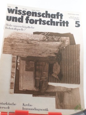 Artikelbild des Artikels “Wissenschaft und Fortschritt, 5/1981 “
