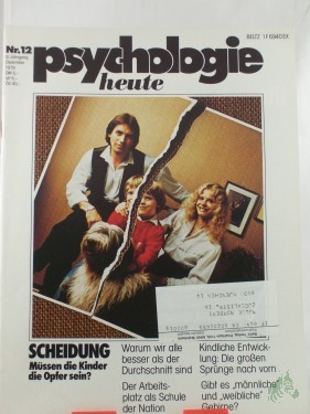 Artikelbild des Artikels “12/1979, Scheidung müssen Kinder die Opfer sein? “