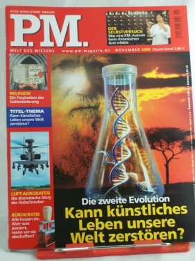 Artikelbild des Artikels “11/2006, Die zweite Evolution, kann künstliches Leben unsere Welt zerstören “