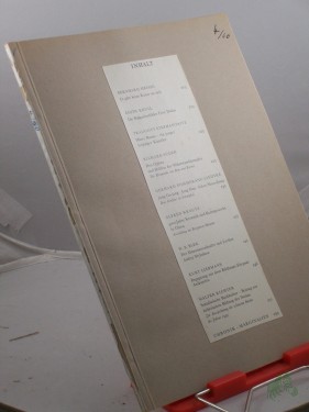 Artikelbild des Artikels “4/1960 “