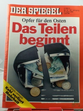 Product image of the product “18/1992, 27. April, Das Teilen beginnt, Opfer für den Osten ”