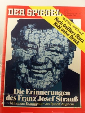 Product image of the product “35/1989, 28. August, Die Erinnerungen des Franz Josef Strauß ”